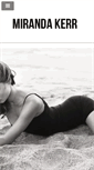 Mobile Screenshot of mirandakerr.com